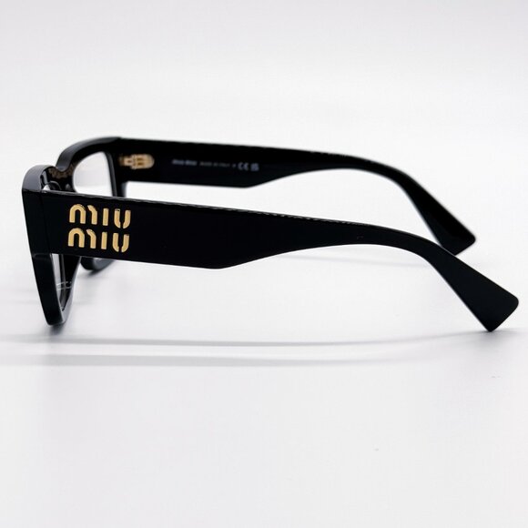 NEW MIU MIU MU02XV 1AB1O1 BLACK WOMEN EYEGLASSES - Picture 6 of 10